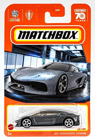 MATCHBOX 2021 KOENIGSEGG GEMERA TEKLİ METAL ARABA FÜME