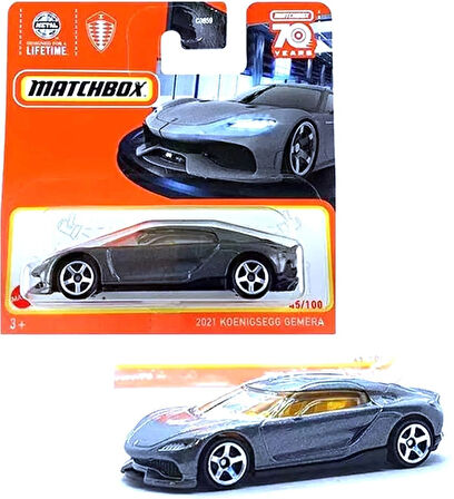 MATCHBOX 2021 KOENIGSEGG GEMERA TEKLİ METAL ARABA FÜME