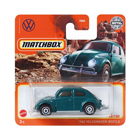 Matchbox 1/64 Ölçek Tekli Regular Arabalar HFT14 1962 Volkswagen Beetle