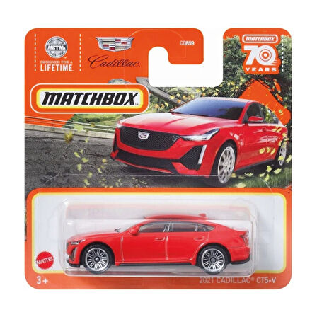 Matchbox 1/64 Ölçek Tekli Regular Arabalar HFR37 2021 Cadillac CT5-V Kırmızı