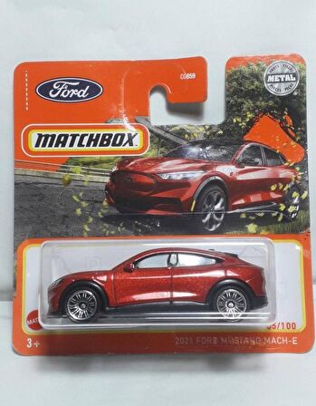 C0859 Matchbox 1:64 Tekli Arabalar 2021 FORD MUSTANG MACH-E HFR46