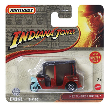 C0859 Matchbox 1:64 Tekli Arabalar MBX TANGIERS TUK TUK INDIANA JONES HVN31