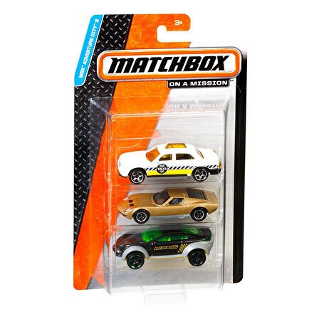 C3713 Matchbox™ 3'lü Araba Seti / Asorti Seçilemez.