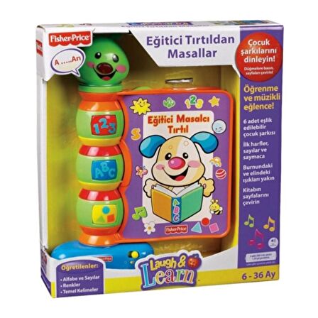 Fisher Price Eğitici Masalcı Tırtıl (Türkçe) N3835 %100 Lisanslı