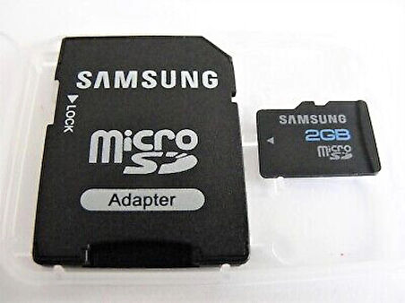 Samsung 2 GB Micro SD Hafıza Kartı Adapter 