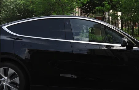 Tesla Model Y 2020-2024 10 Parça Krom Cam Çıtası