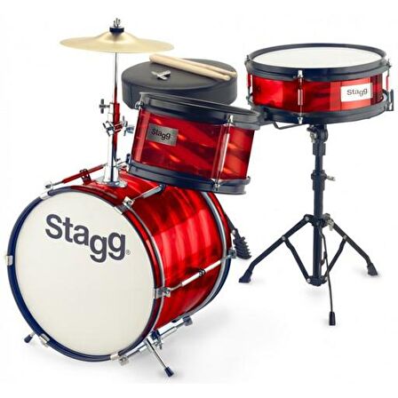 STAGG TIM JR 3/12B RD - 3 PARÇA JUNİOR DAVUL SETİ