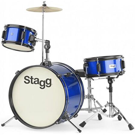 STAGG TIM JR 3/16B BL - 3 PARÇA JUNİOR DAVUL SETİ