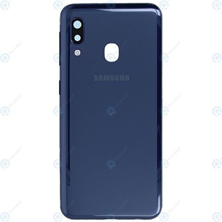 BYR Samsung A20 E Mavi Kasa + Kapak + Yan Tuşlar, LENS HARİÇ