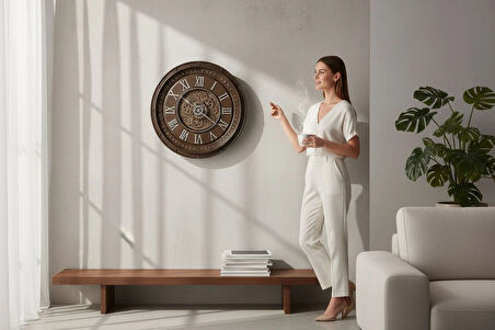 Duvar Saati ULTRALUX 60X60 Mekanizmalı 
