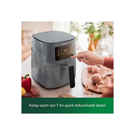 Philips 5000 Series HD9255/60 4.1 lt Yağsız Airfryer Gri