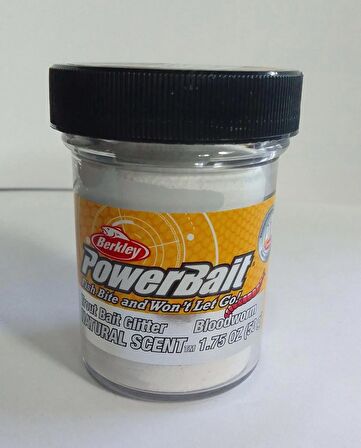 BERKLEY POWERBAİT WHİTE BLOOD WORM ALABALIK HAMURU (53376)