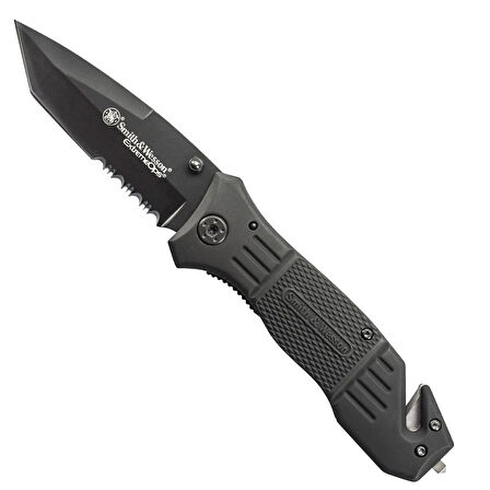 Smith & Wesson® Extreme Ops 2 Drop Point Serrated Katlanır Çakı SWEX2S