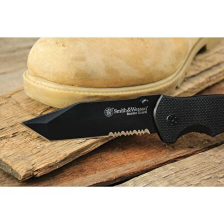 Smith Wesson® Border Guard Tanto Katlanır Çakı SWBG6TS