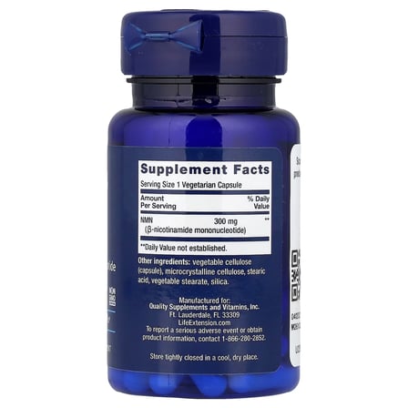 NMN 300 mg 30 Veg. Capsules - Nad+ Öncüsü