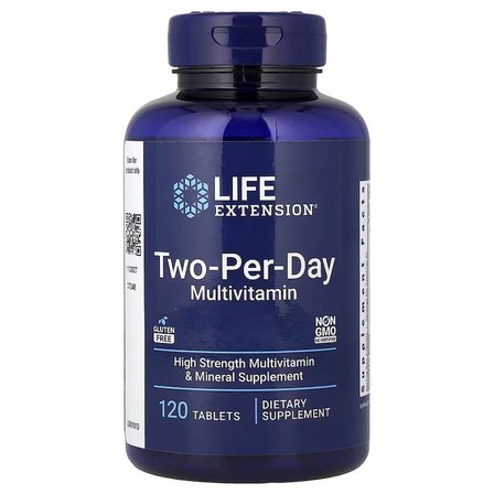 Two-Per-Day Multivitamin, 120 Kapsül