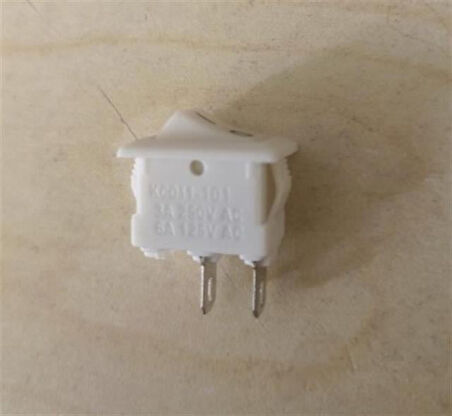 Powermaster IC-125B-1 Mini Beyaz Işıksız ON-OFF Anahtar