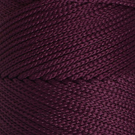 Loren Polyester Soft Macrame Patlıcan Moru El Örgü İpi - LM038 - 34443