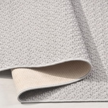SERA Gri Modern Halı Salon Oturma Odası Robot Süpürge Uyumlu Kolay Temizlenebilir %15 Pamuk %85 Polyester İnce Havlı Halı