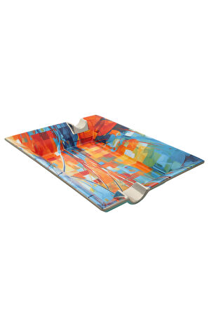 S.T. Dupont Graff'ty Çok Renkli İkili Puro Küllüğü 6424