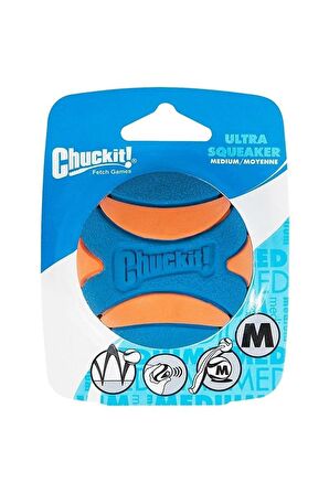 Chuckit! Utra Squeaker Sesli Köpek Oyun Topu (Orta Boy)