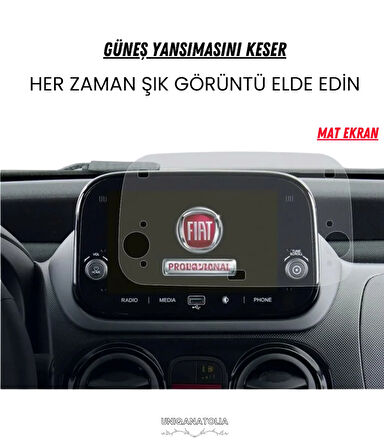 Fiat Fiorina 7 İnç Navigasyon ve Multimedya Uyumlu Mat Ekran Koruyucu