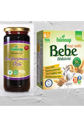 Keçiboynuzu Özü 640 gr+ Keçi Sütlü Bebe Bisküvisi