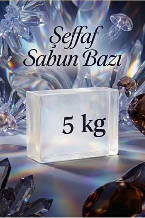 5 KG Şeffaf Sabun Bazı Yeşil Boya C.Green Esanslı Gliserin Sabun Bazı