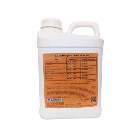 COMPLEX -5LT ORGANOMİNERAL GÜBRE