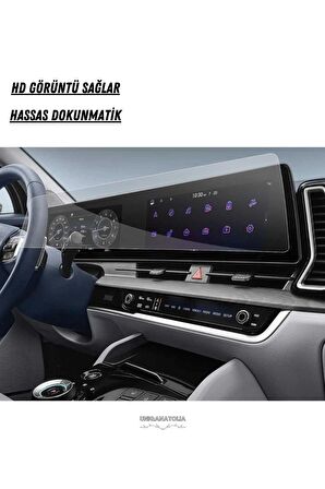 Kia Yeni Sportage 2023 2024 Hayalet Ekran ve Navigasyon Uyumlu Nano Ekran Koruyucu