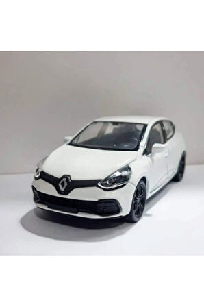 Renault Clio 4 Çek Bırak Metal Araba Beyaz Veya Kırmızı (RENK BELİRTİNİZ)