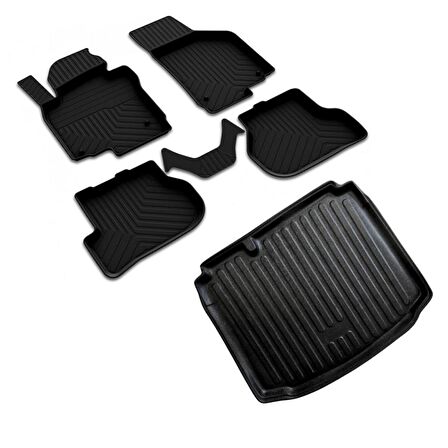 Audi A3 HB Ferrous 4D  Paspas ve 3D Bagaj Havuzu 2004 2012