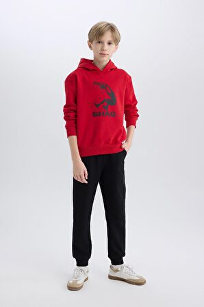 Erkek Çocuk Shaquille O'Neal Regular Fit Kapüşonlu Kalın Sweatshirt