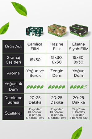 Ofçay Efsane Filiz 30 x 15gr Demlik Poşet Çay