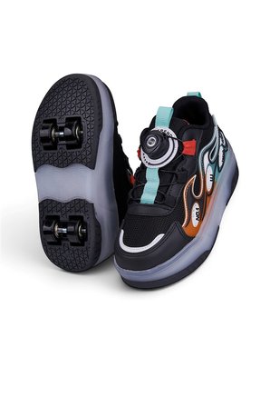 Unisex Çocuk Spor Ayakkabı Akıllı Bağcıklı Çıkarılabilen Patenli Işıklı Rahat Sneaker 030
