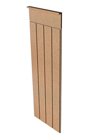 Iskandınav Model( 36 X 104 Cm )Dekoratif Duvar Paneli  Boyanabilir Ahşap 6 Mm Ham Mdf Duvar Paneli