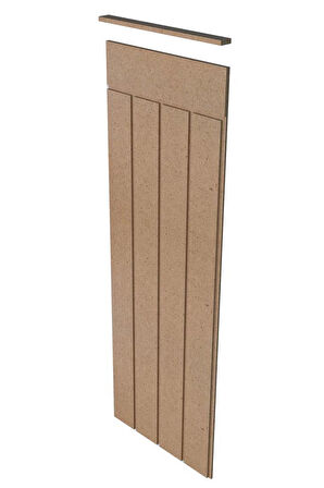 Iskandınav Model( 36 X 104 Cm )Dekoratif Duvar Paneli  Boyanabilir Ahşap 6 Mm Ham Mdf Duvar Paneli