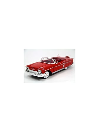 Motor Max 1:24 1958 Model Chevy Impala (Kırmızı) Diecast Model Araba 
