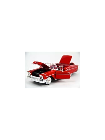 Motor Max 1:24 1958 Model Chevy Impala (Kırmızı) Diecast Model Araba 