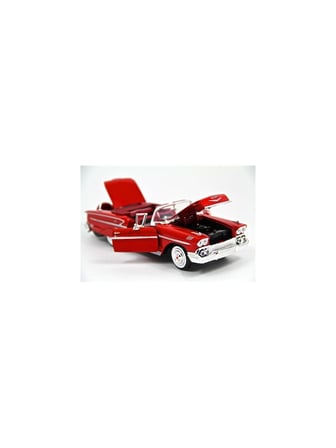 Motor Max 1:24 1958 Model Chevy Impala (Kırmızı) Diecast Model Araba 