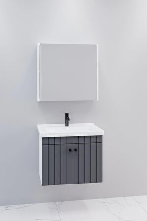 Avien 65 Cm Banyo Dolabı Bgn Aynalı - Boy Dolap Hariç