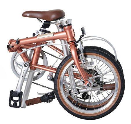Dahon Boardwalk D7 16 Jant V Fren Katlanır Bisiklet (Bakır)