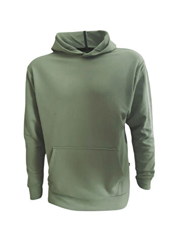 Kapüşonlu Sweatshirt - Su Yeşili