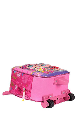 Anaokulu KREŞ Çocuk Valiz Sırt Çantası Çekçekli tekerlekli lol bebek Kız 
