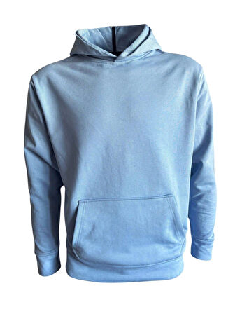 Kapüşonlu Sweatshirt - Mavi