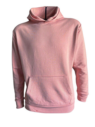 Kapüşonlu Sweatshirt - Pembe