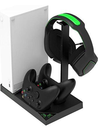 İpega Xbox Series S Soğutucu Göstergeli Fanlı Dock Stand 2 Adet 1400 Mah Pil 4in1