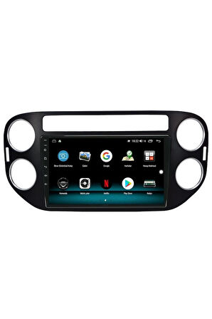 VW TİGUAN ANDROİD 10 MULTİMEDYA CARPLAY 2GB RAM + 32GB HDD NAVİGASYON EKRAN