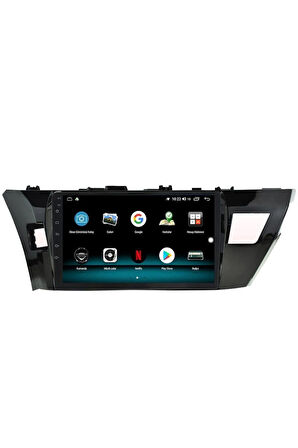 TOYOTA COROLLA ANDROİD 10 MULTİMEDYA CARPLAY 2GB RAM + 32GB HDD NAVİGASYON EKRAN