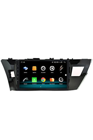 TOYOTA COROLLA ANDROİD 10 MULTİMEDYA CARPLAY 2GB RAM + 32GB HDD NAVİGASYON EKRAN